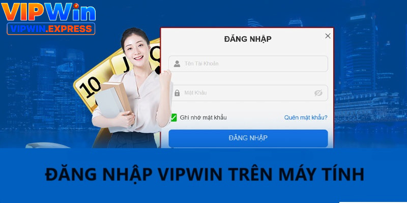 Quy trình đăng nhập trên máy tính cực kỳ đơn giản và nhanh chóng